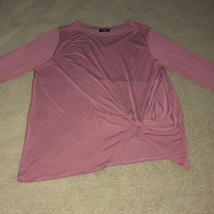 Women’s dusty rose/mauve top